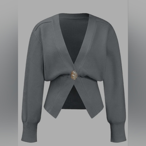 MICA's V-Neck Sweater Cardigan. Size M. NWT - Picture 1 of 4